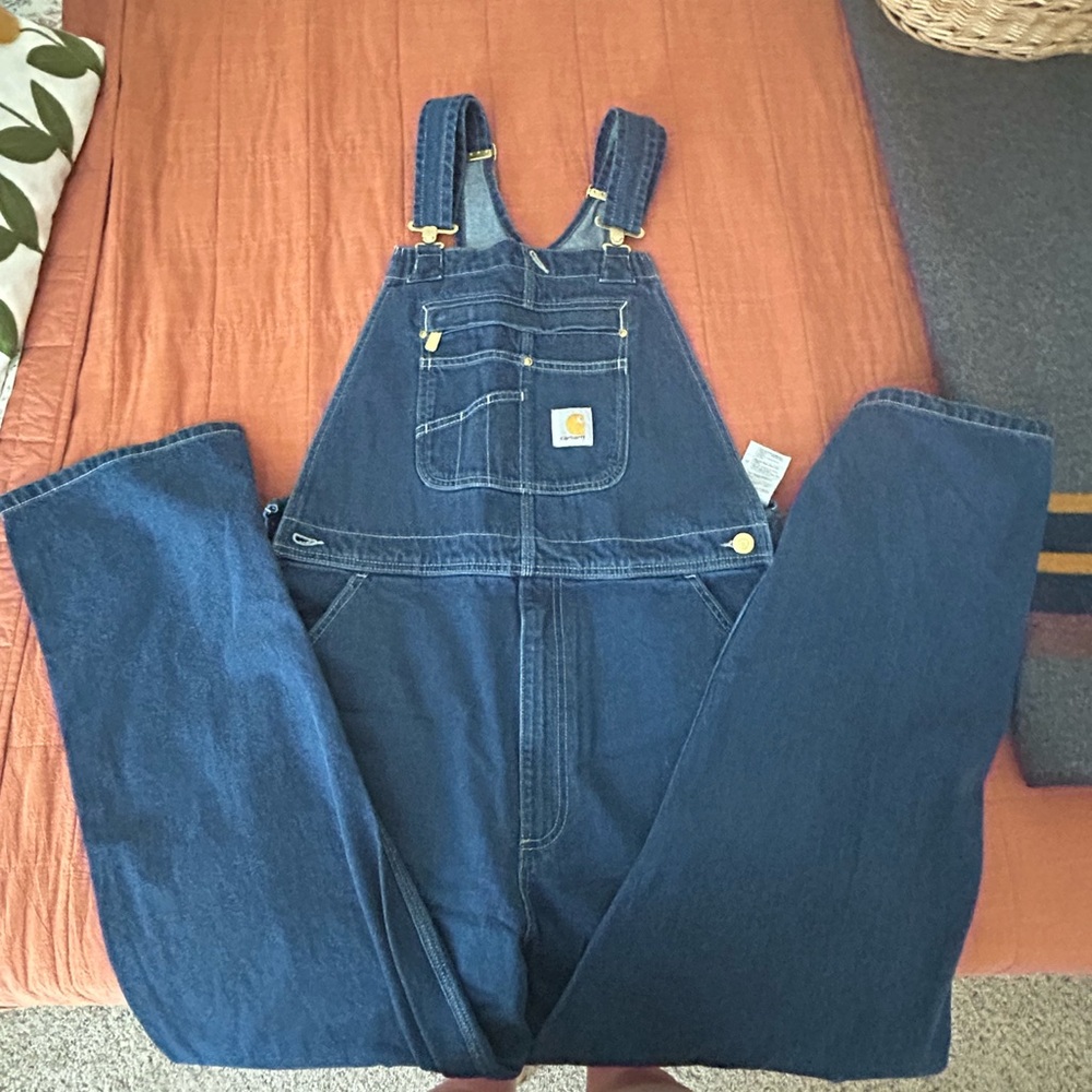 NWT Carhartt Bib Overalls-  34x30, Women’s L